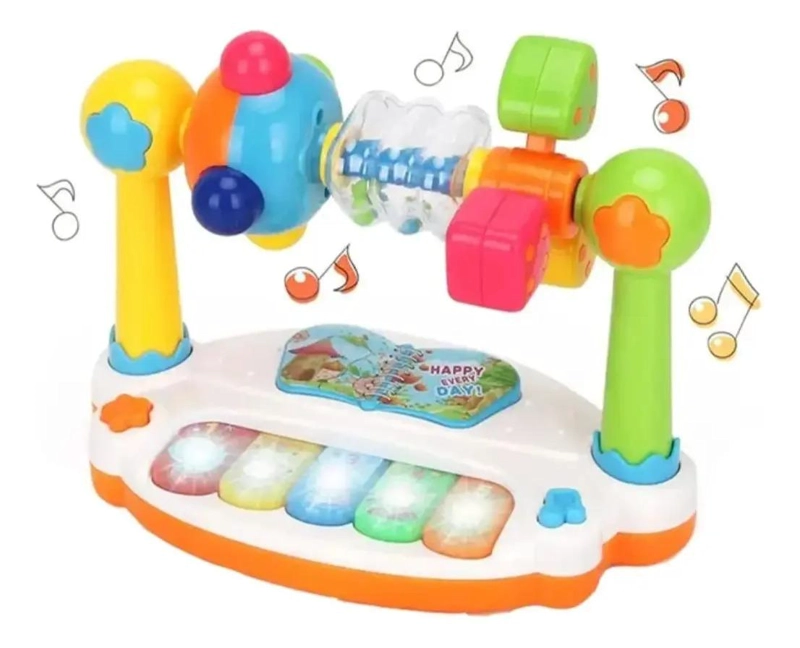 JUGUETE PIANO ARCO CON SONIDO DIDACTICO PEQUEÑO PARA BEBE S - 4