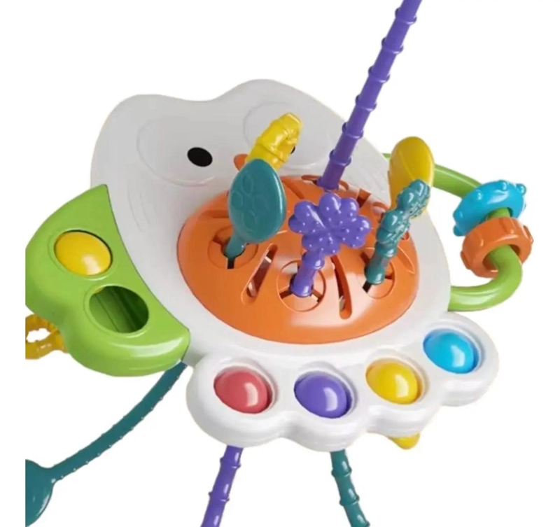 PACK DE ESTIMULACION TEMPRANA PARA BEBE S SONAJEROS MULTICOLOR LABERINTO - 3