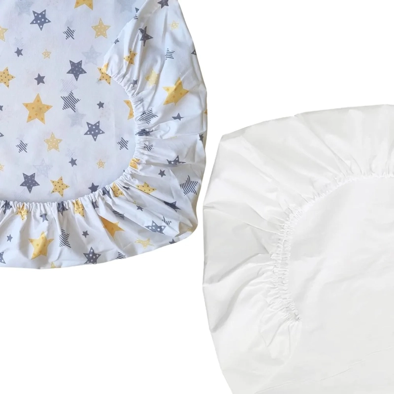 SABANAS BAJERAS 2 UNID PACK AND PLAY LINDAS ESTRELLAS - 1
