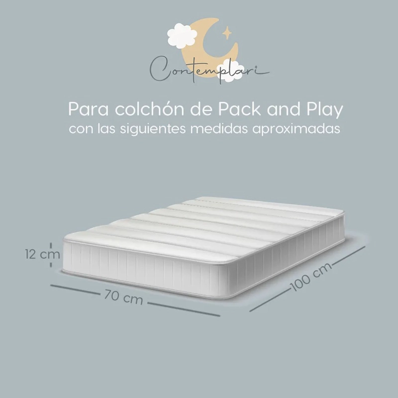 SABANAS BAJERAS 2 UNID PACK AND PLAY LINDAS ESTRELLAS - 2