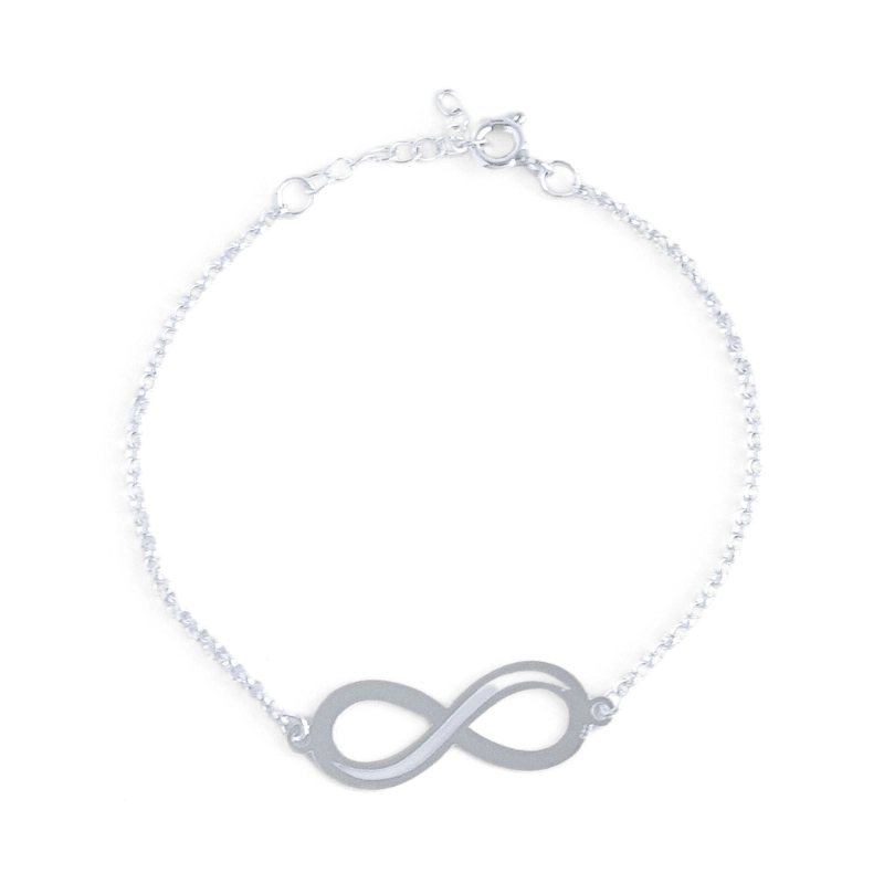 PULSERA DE PLATA INFINITO - 1
