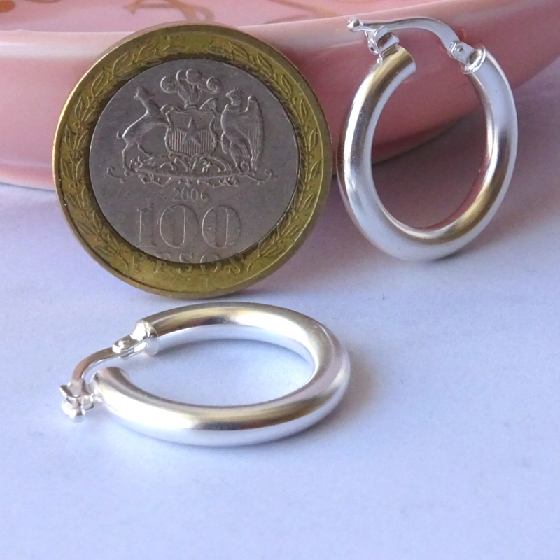 AROS DE PLARA ARGOLLAS GRUESAS 2 CM - 2