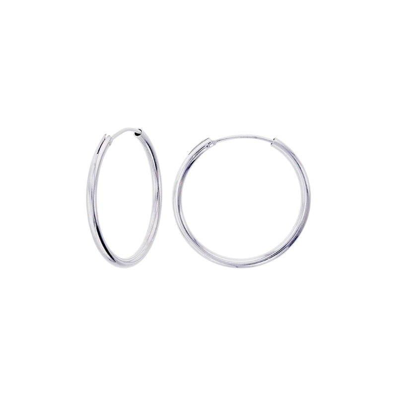 AROS DE PLATA ARGOLLAS 2 CM - 1