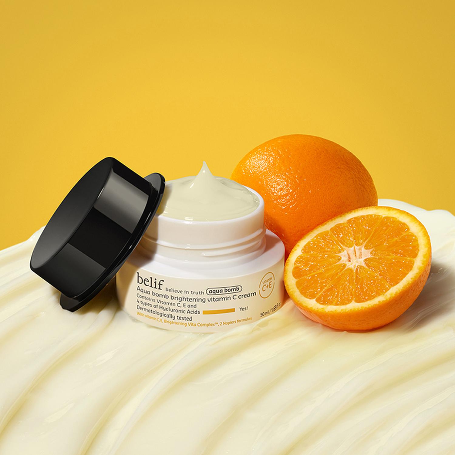 CREMA FACIAL ILUMINADORA BELIF AQUA BOMB 50 ML VITAMINA C - 2