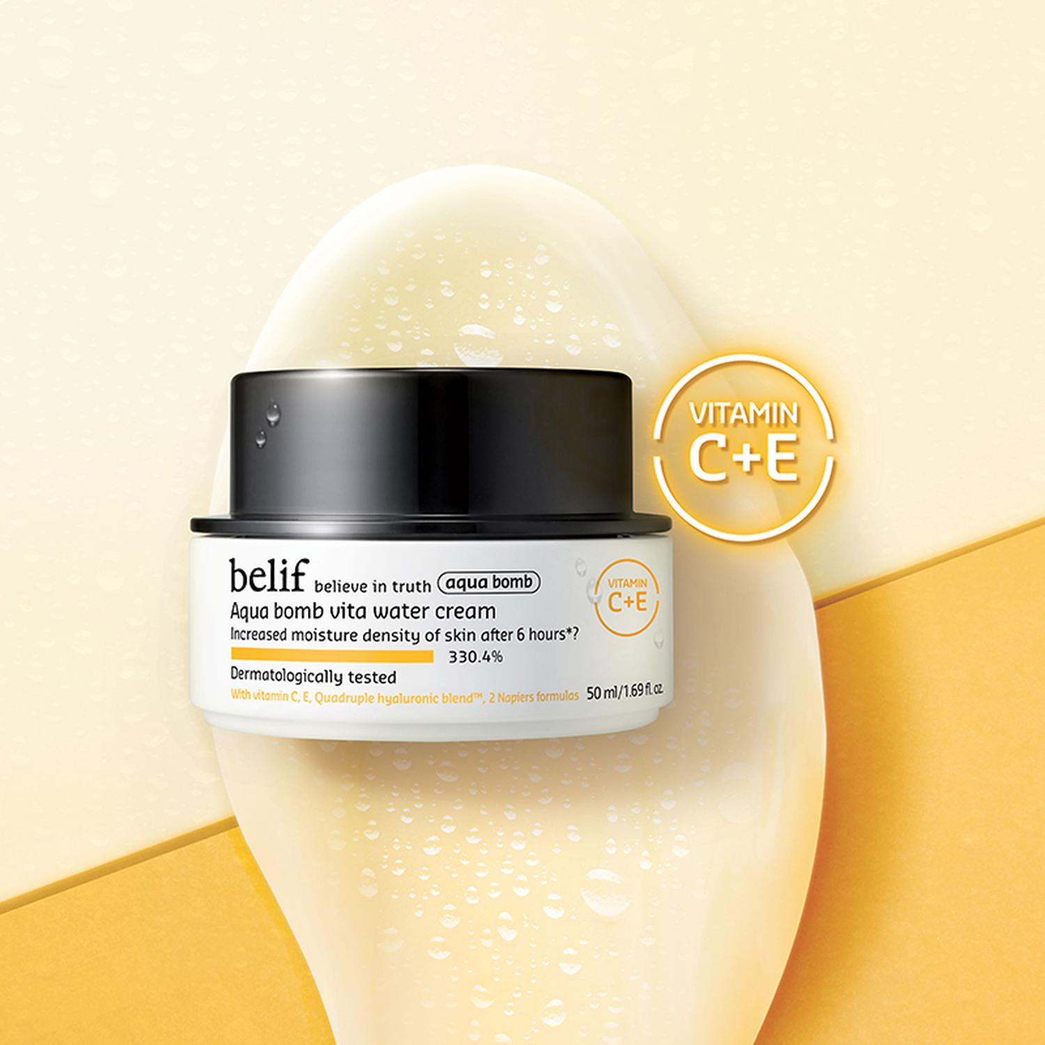 CREMA FACIAL ILUMINADORA BELIF AQUA BOMB 50 ML VITAMINA C - 3