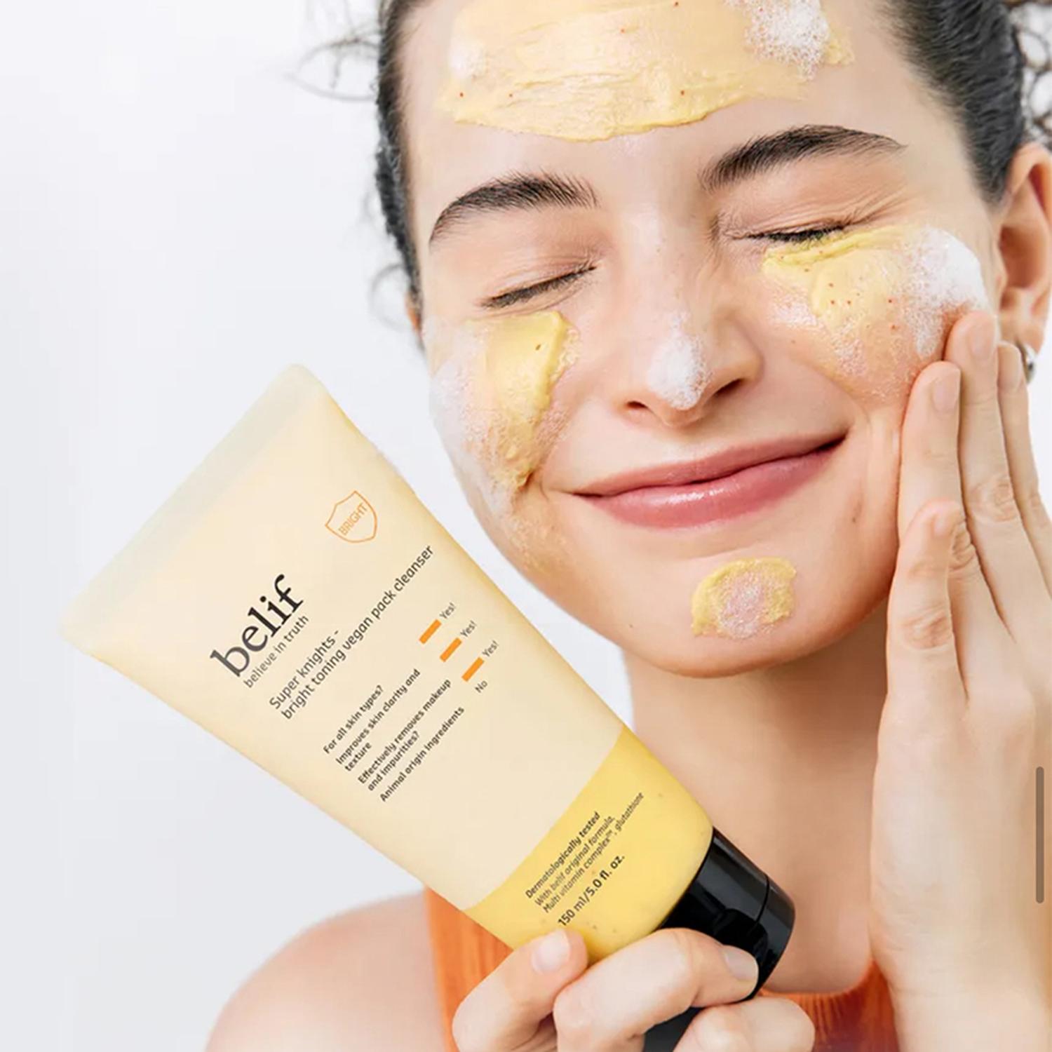 LIMPIADOR FACIAL VEGANO BELIF SUPER KNIGHTS ILUMINADOR 150ML - 2