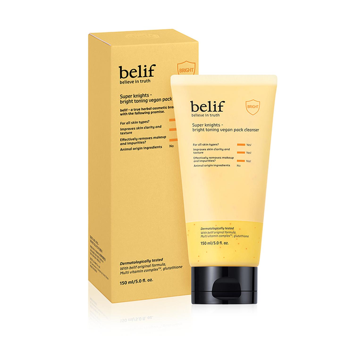 LIMPIADOR FACIAL VEGANO BELIF SUPER KNIGHTS ILUMINADOR 150ML - 8