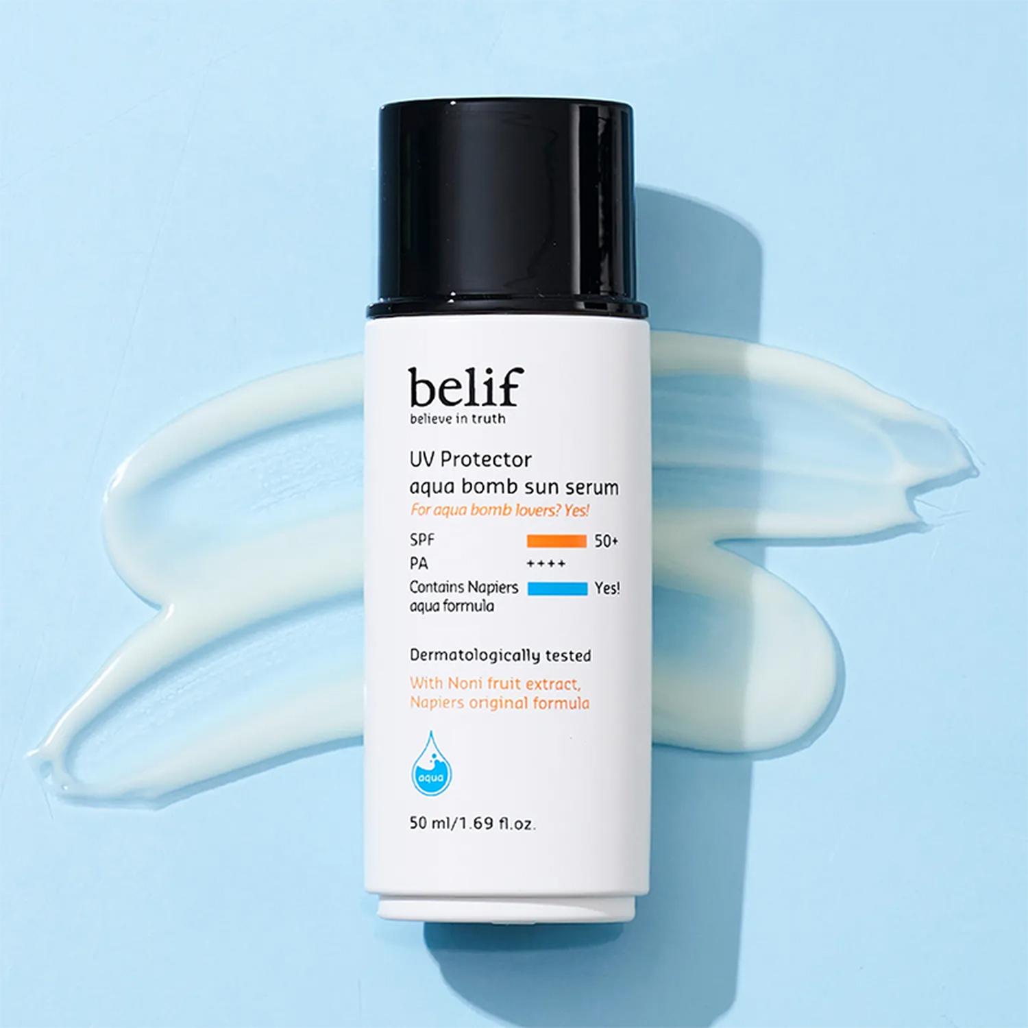 PROTECTOR SOLAR EN SE RUM BELIF AQUA BOMB SPF50+ PA++++ 50ML - 4