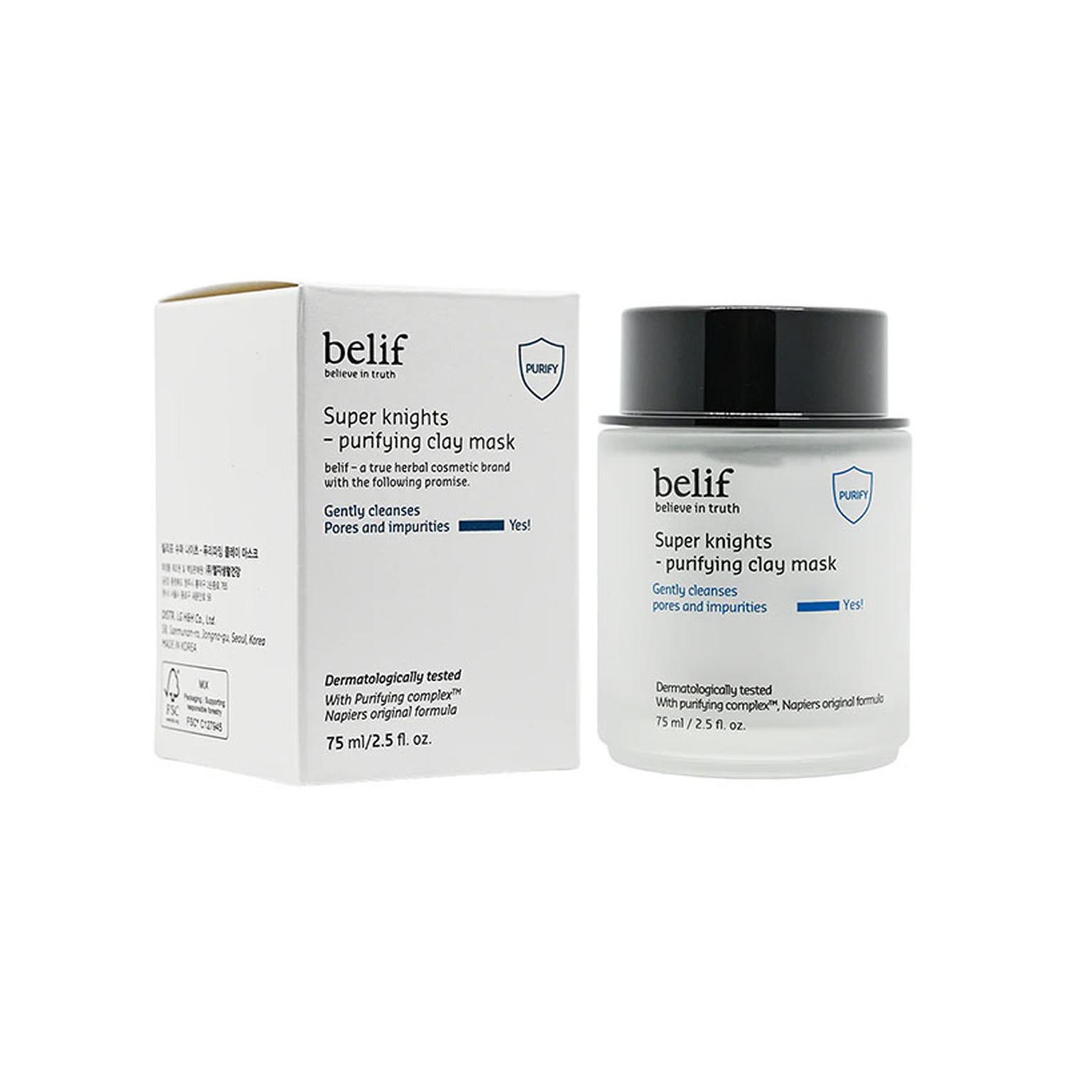 MASCARILLA FACIAL NOCTURNA BELIF PURIFICANTE DE ARCILLA 75ML - 5