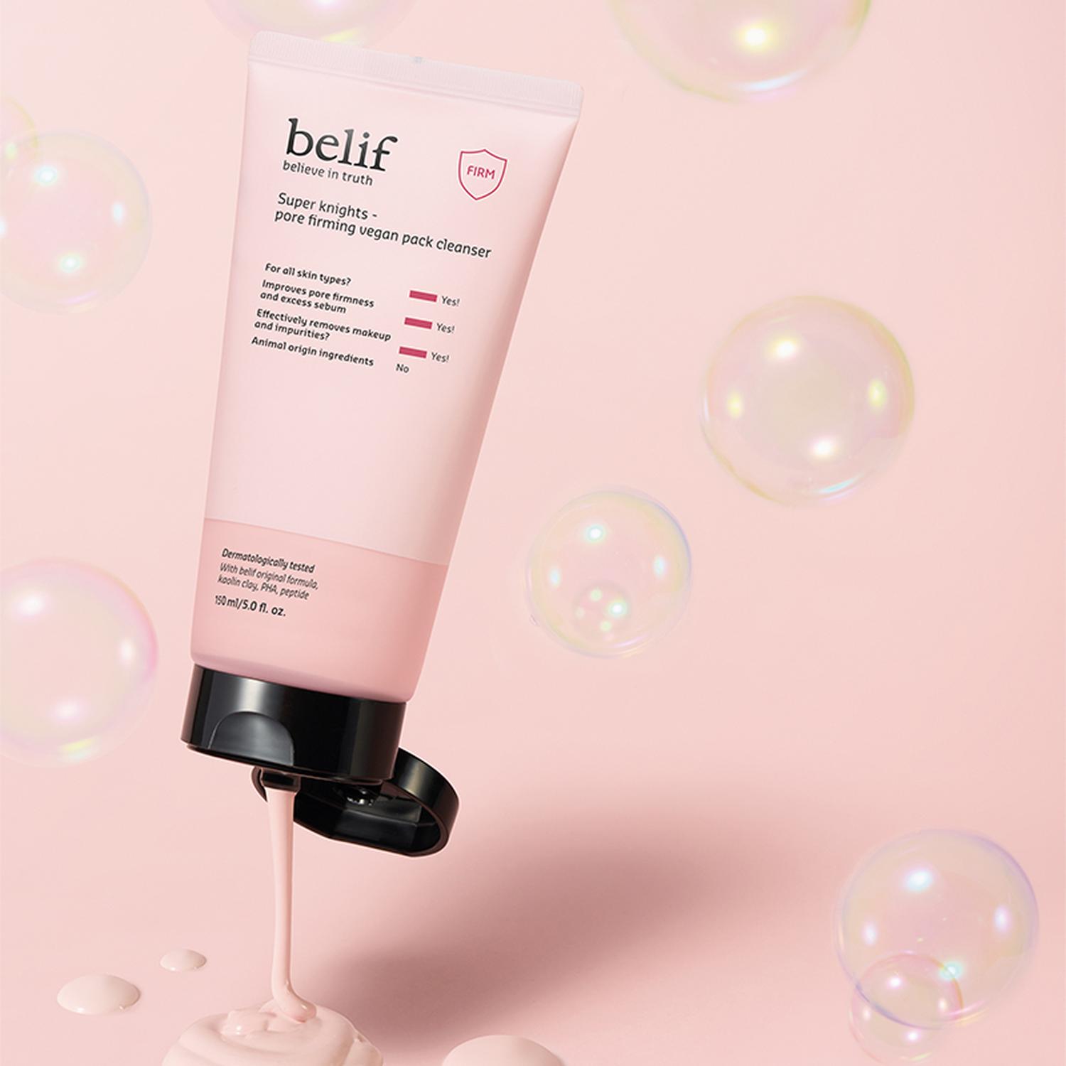 LIMPIADOR FACIAL VEGANO BELIF REFINADOR DE POROS 150ML SUPER KNIGHTS - 2