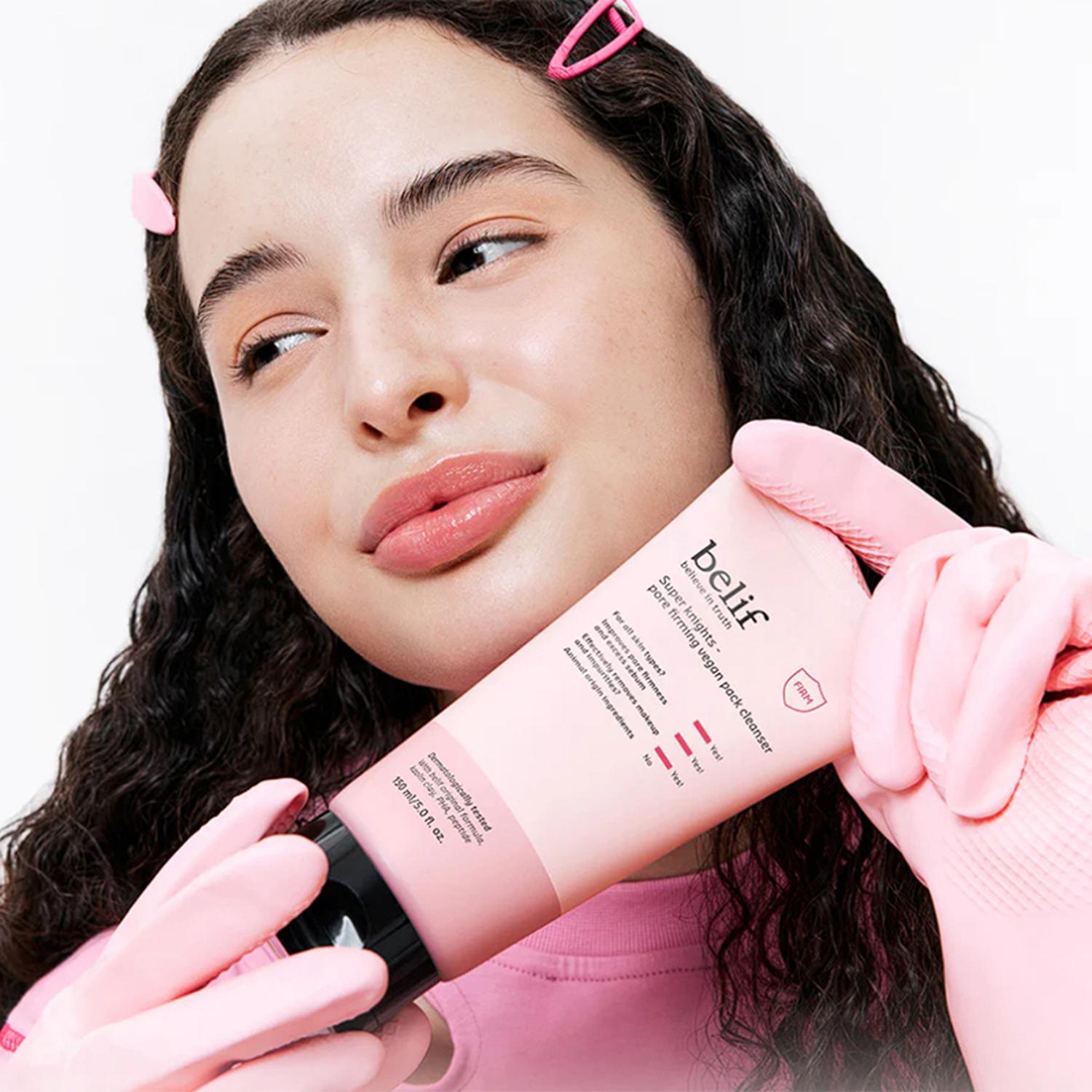 LIMPIADOR FACIAL VEGANO BELIF REFINADOR DE POROS 150ML SUPER KNIGHTS - 4