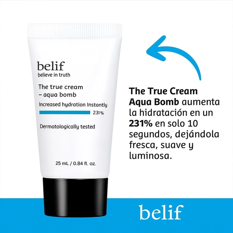 SET AQUA BOMB BELIF CREMA FACIAL AB 25ML + TONICO MB 50ML - 2