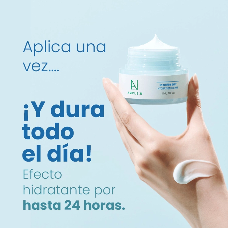 CREMA HIDRATANTE ANTIEDAD AMPLEN ACIDO HIALURONICO 60ML - 2