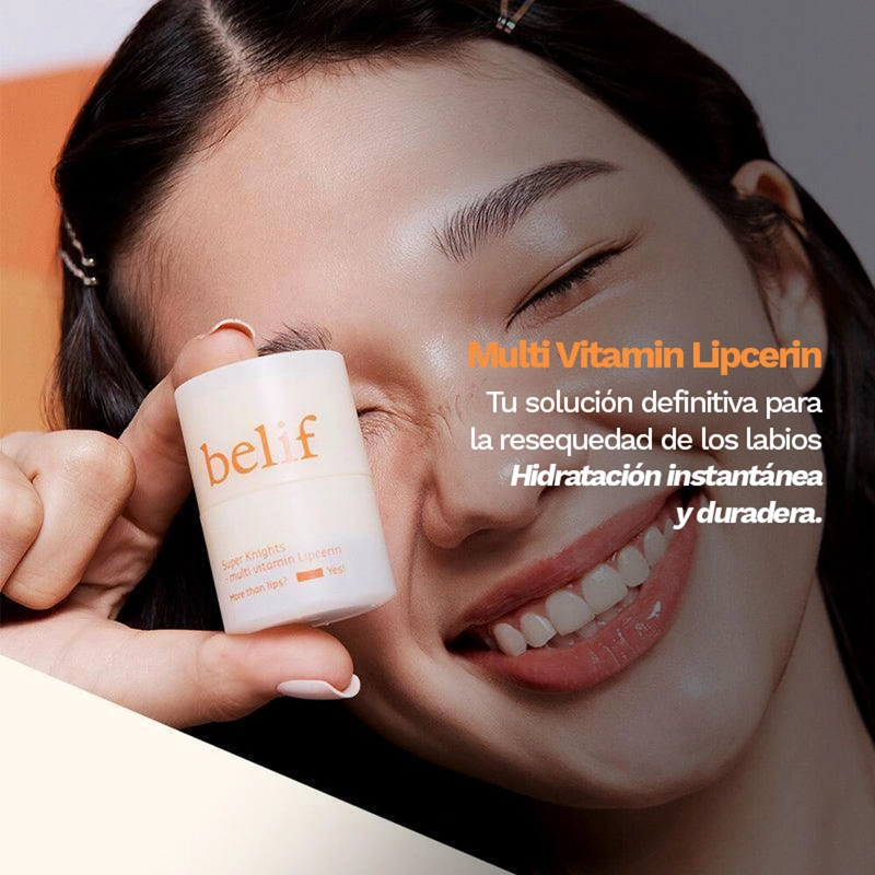 BALSAMO LABIAL LIPCERIN MULTIVITAMINICO BELIF SUPER KNIGHTS - 6