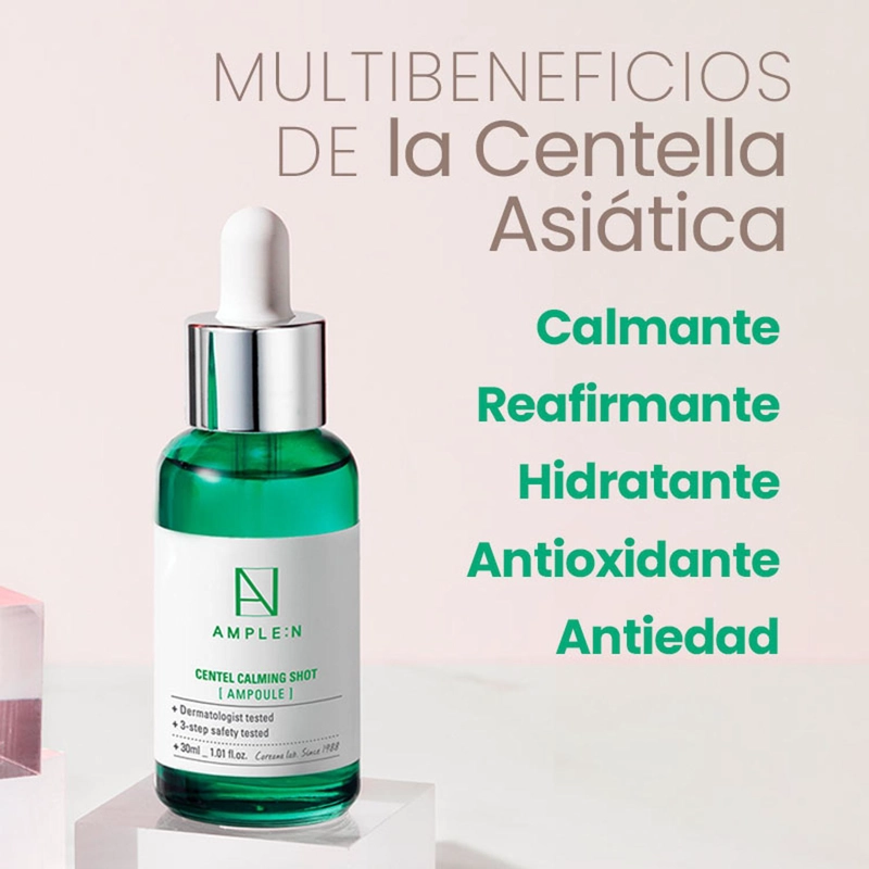 SERUM REAFIRMANTE MULTI-BENEFICIOS AMPLEN CENTELLA ASIATICA 30ML - 2