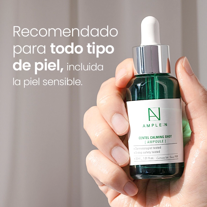 SERUM REAFIRMANTE MULTI-BENEFICIOS AMPLEN CENTELLA ASIATICA 30ML - 4
