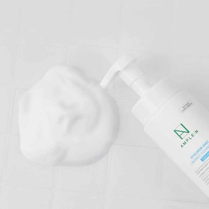 LIMPIADOR FACIAL ESPUMOSO AMPLEN ACIDO HIALURONICO 450ML - 5