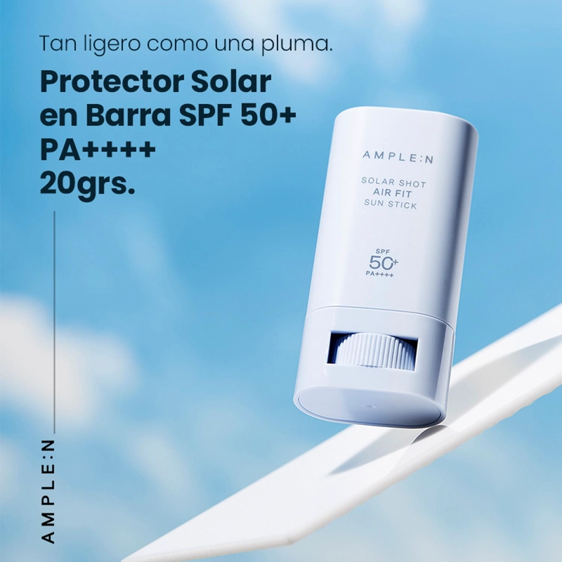 PROTECTOR SOLAR LIGERO EN BARRA SPF 50+ PA++++ AMPLEN 20GRS. AIR FIT - 2