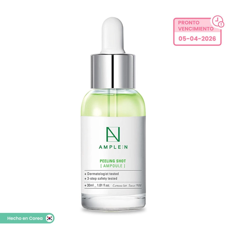 SERUM FACIAL EXFOLIANTE PEELING AMPLEN DE AHA, BHA, PHA 30ML - 1