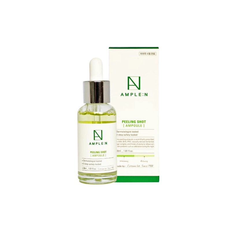 SERUM FACIAL EXFOLIANTE PEELING AMPLEN DE AHA, BHA, PHA 30ML - 4
