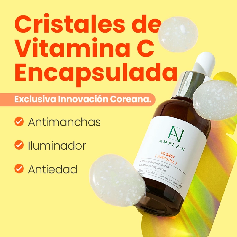 SERUM FACIAL ANTI MANCHAS AMPLEN VITAMINA C 30ML - 2