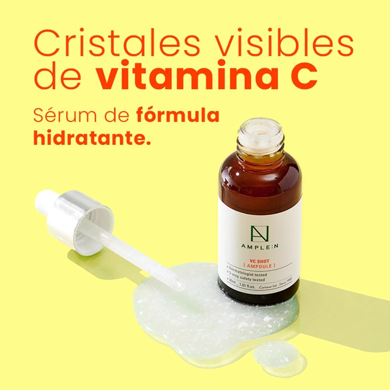 SERUM FACIAL ANTI MANCHAS AMPLEN VITAMINA C 30ML - 4