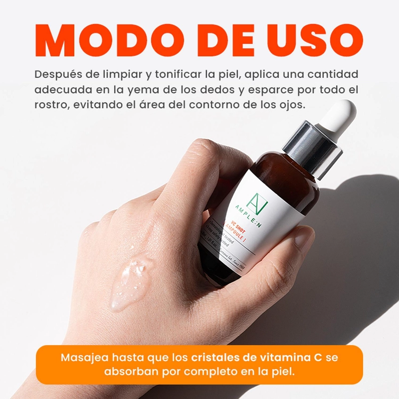 SERUM FACIAL ANTI MANCHAS AMPLEN VITAMINA C 30ML - 5