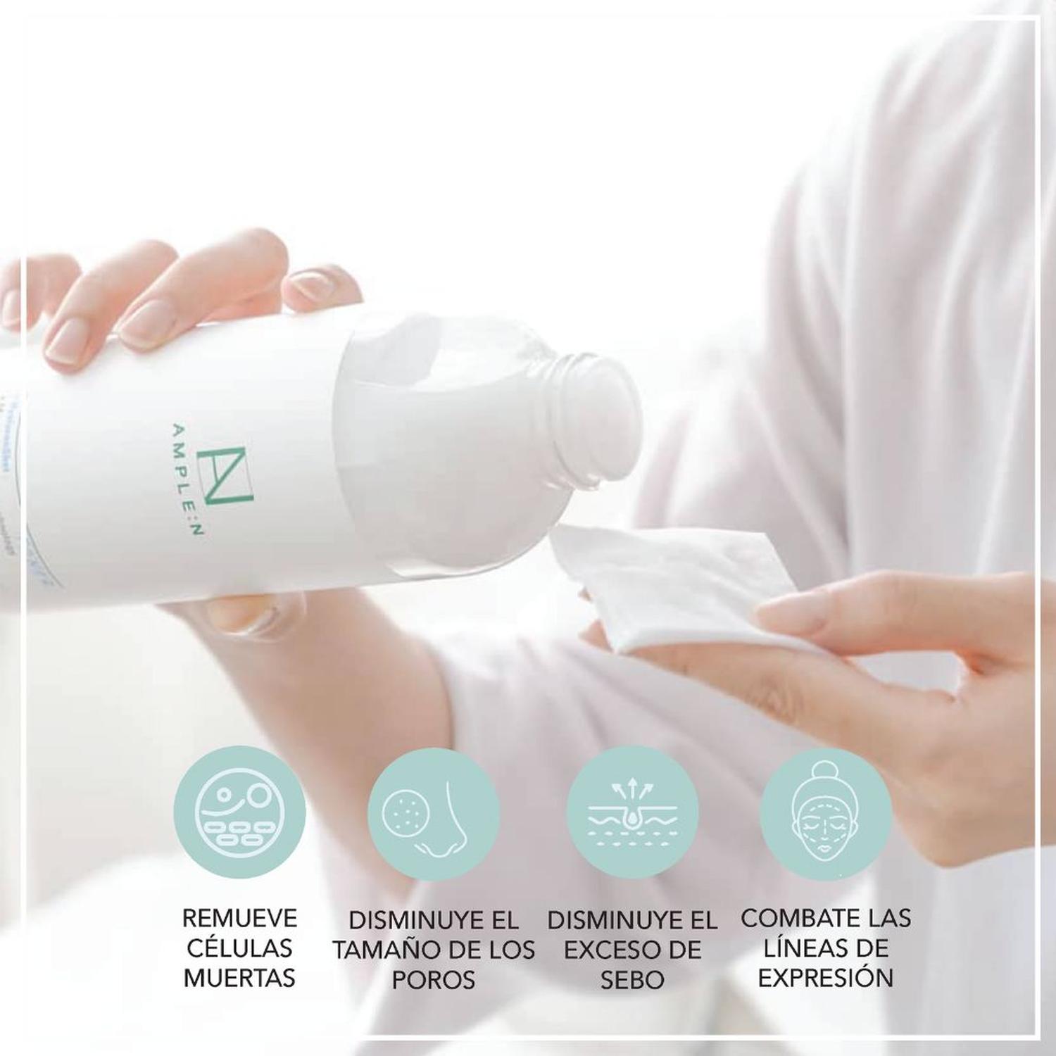 TONICO FACIAL HIDRATANTE AMPLEN ACIDO HIALURONICO 220ML - 4