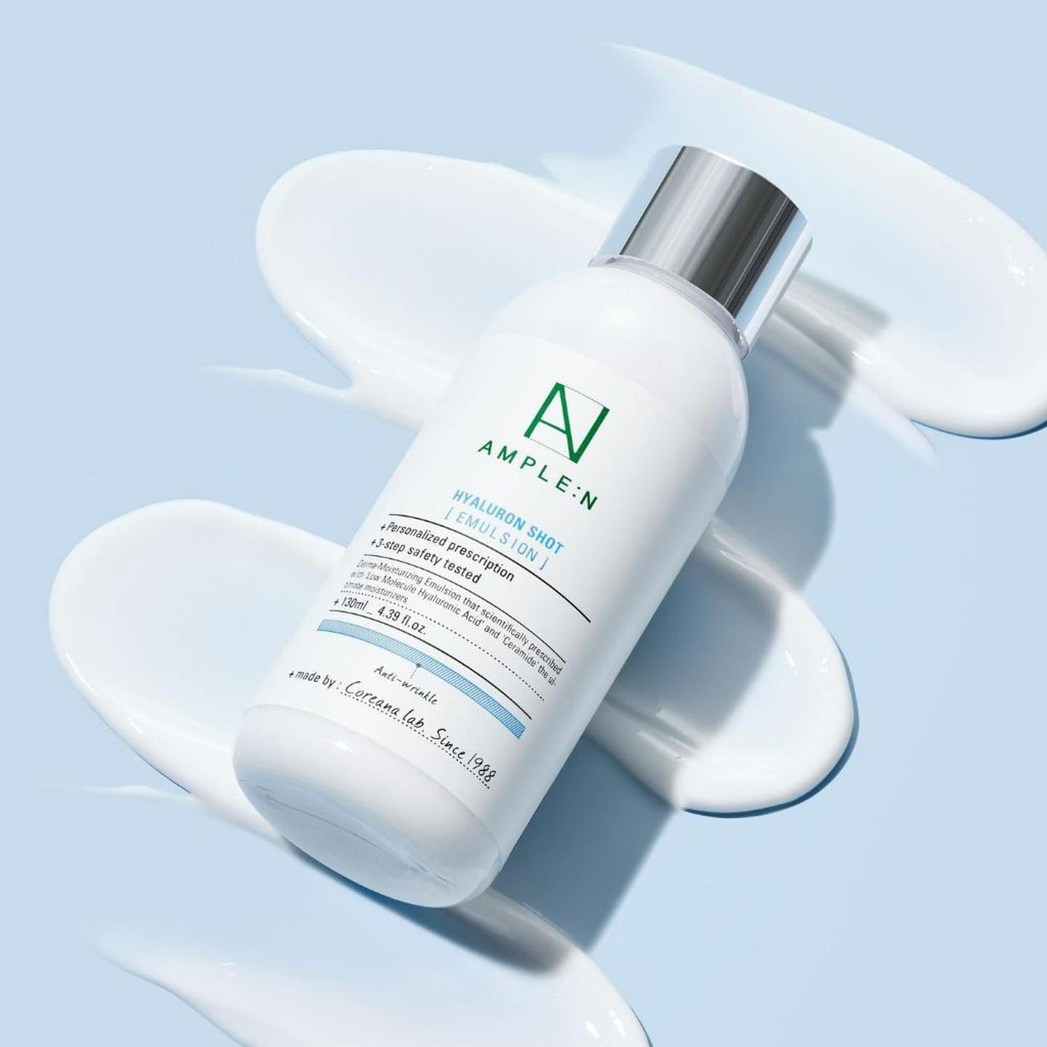 CREMA FACIAL FLUIDA HIDRATANTE AMPLEN ACIDO HIALURONICO 130ML - 4