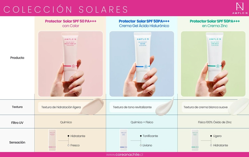PROTECTOR SOLAR SPF 50PA++++ CON COLOR AMPLEN  40ML - 7