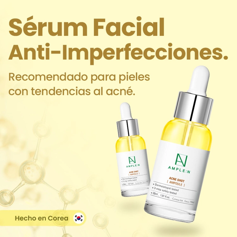 SERUM FACIAL ANTI-IMPERFECCIONES AMPLEN 30ML - 2