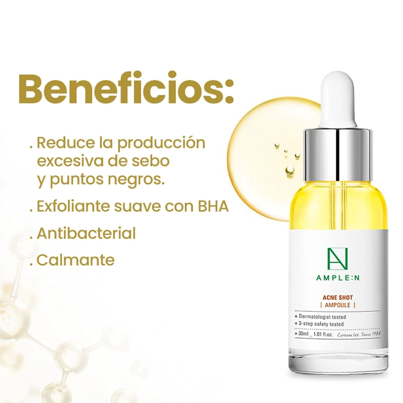 SERUM FACIAL ANTI-IMPERFECCIONES AMPLEN 30ML - 3