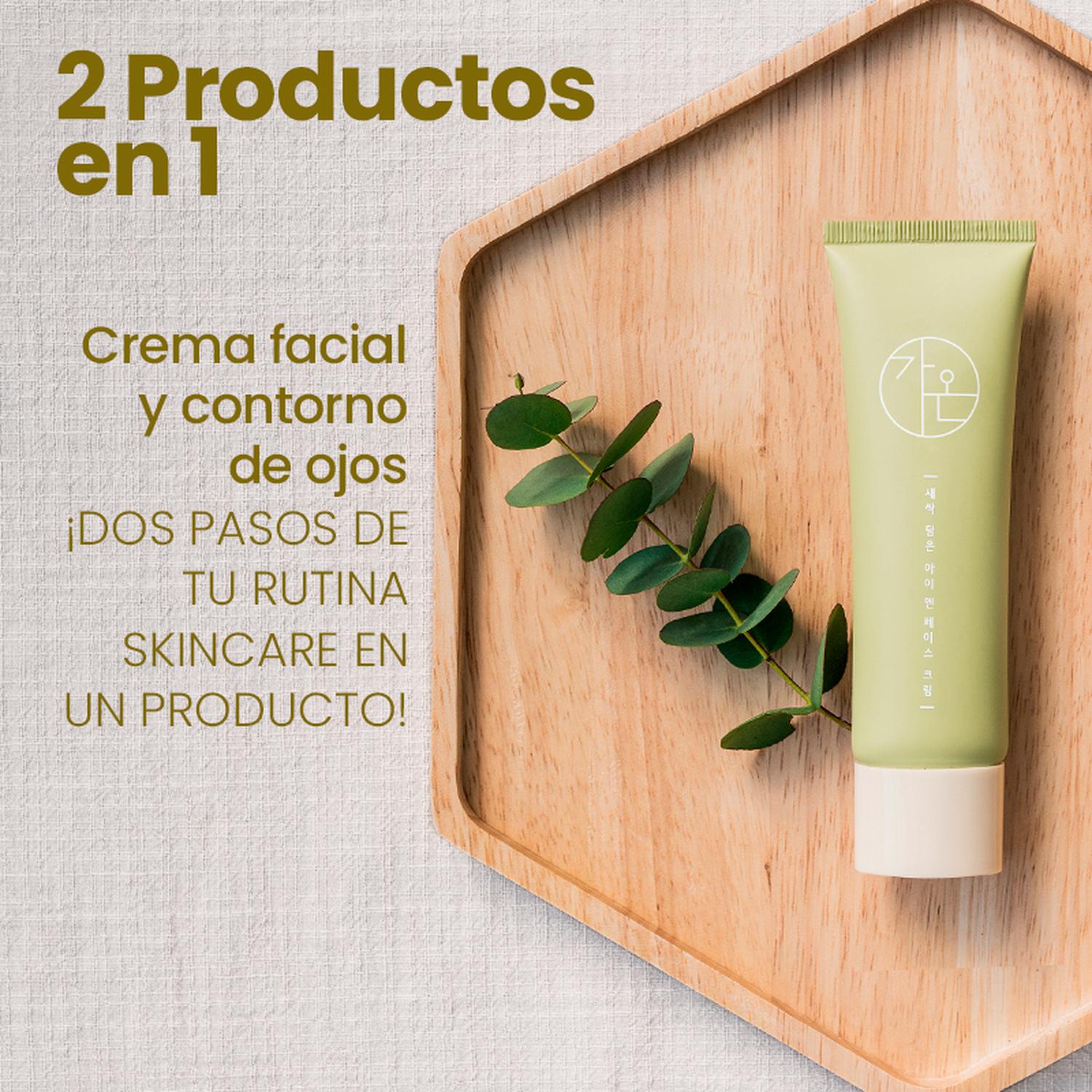 CREMA  HIDRATANTE ANTIOXIDANTE Y CONTORNO DE OJOS VEGANA GAON 50ML - 2