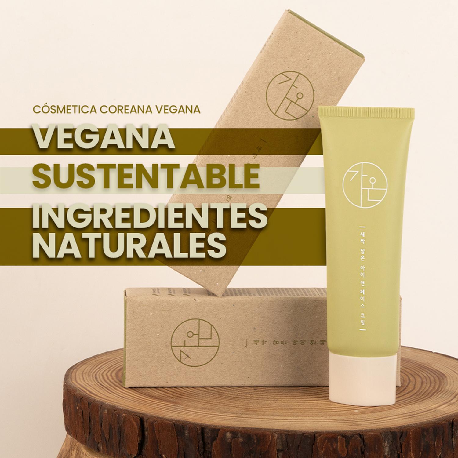 CREMA  HIDRATANTE ANTIOXIDANTE Y CONTORNO DE OJOS VEGANA GAON 50ML - 3