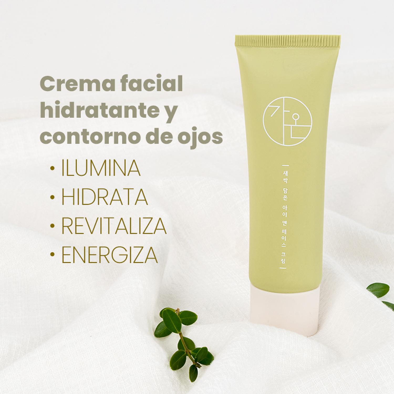 CREMA  HIDRATANTE ANTIOXIDANTE Y CONTORNO DE OJOS VEGANA GAON 50ML - 5