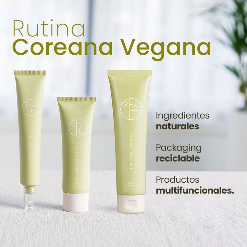 SET COREANO REGALABLE RUTINA COMPLETA FACIAL GAON VEGANA - 2