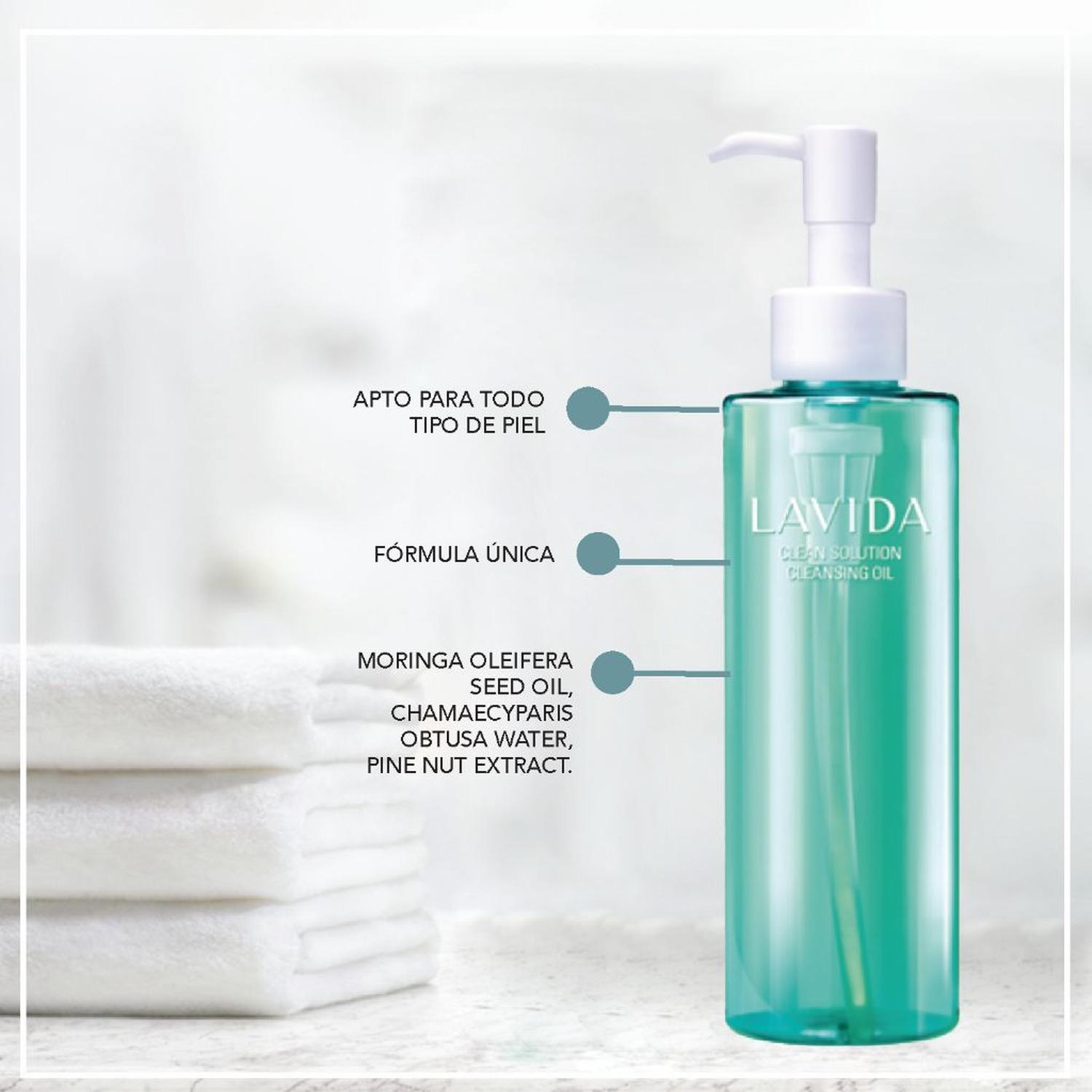 LIMPIADOR FACIAL OLEOSO LAVIDA 200 ML - 2