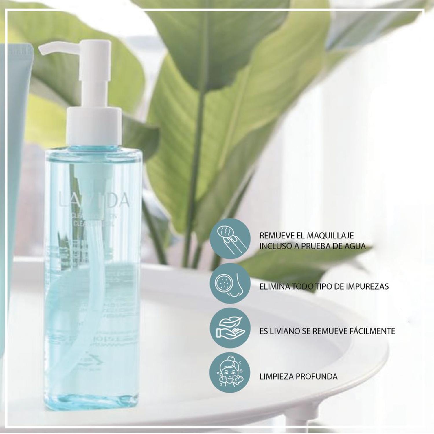 LIMPIADOR FACIAL OLEOSO LAVIDA 200 ML - 3