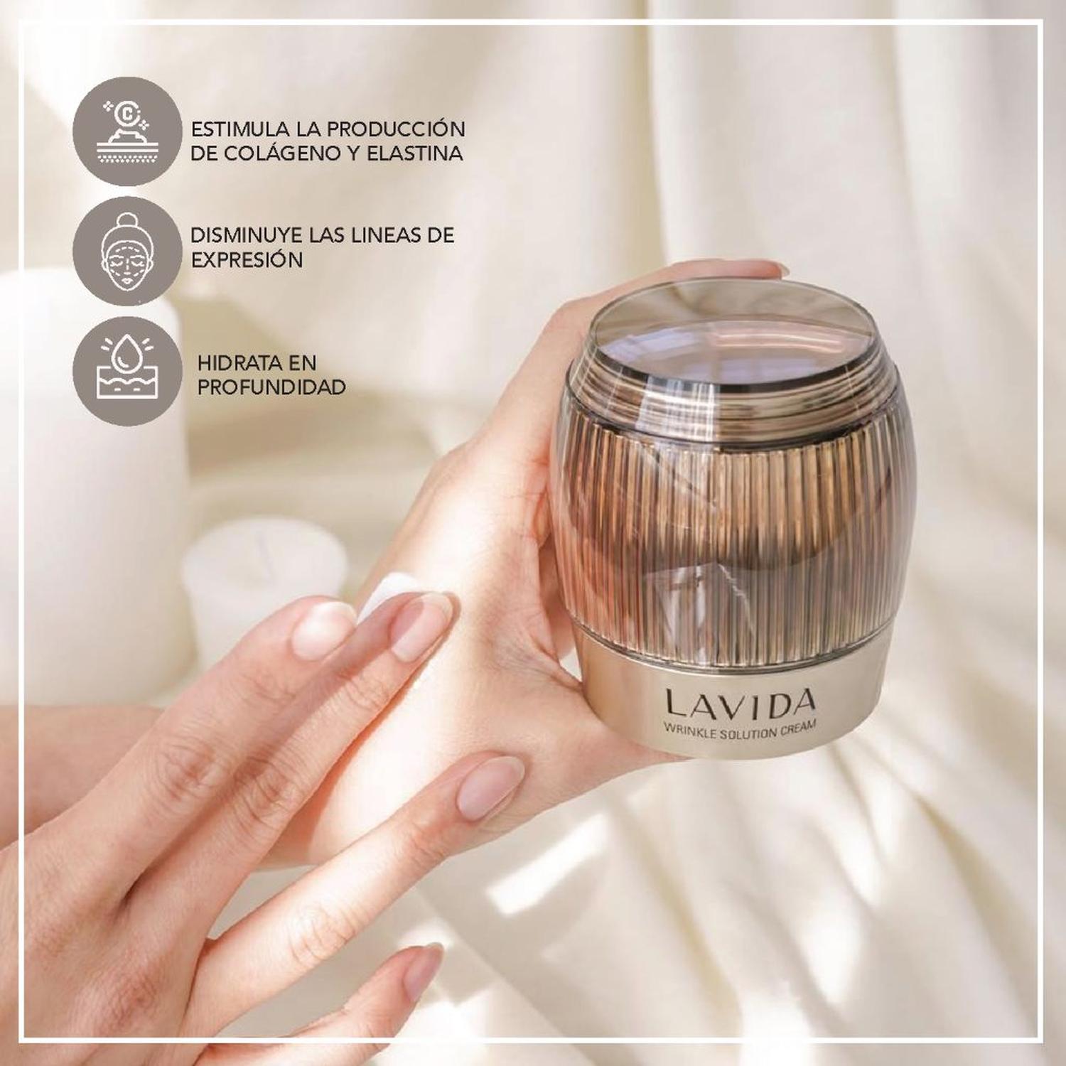 CREMA FACIAL HIDRATANTE ANTIEDAD LAVIDA POWERCELL 50ML - 4