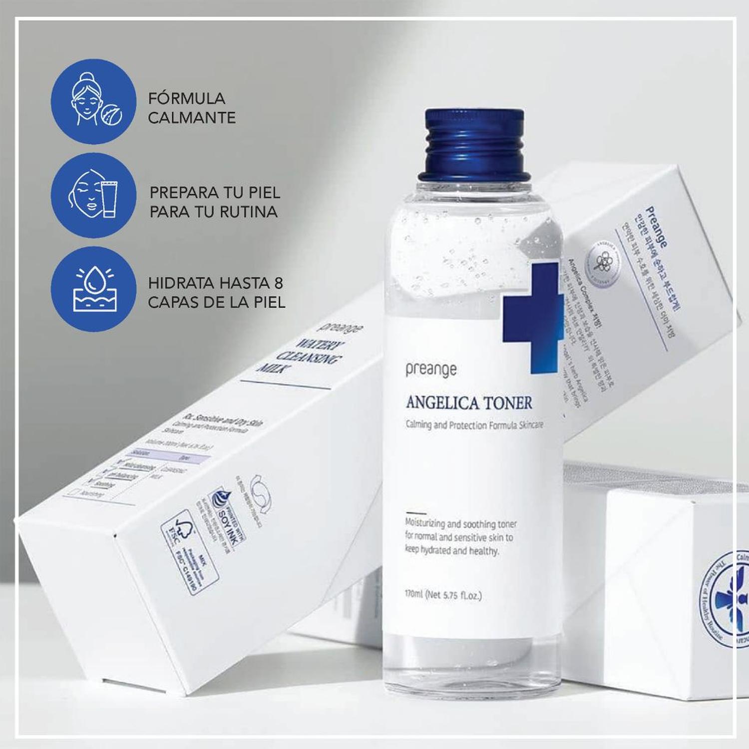 TONICO FACIAL PREANGE RAIZ DE ANGELICA 170ML - 3