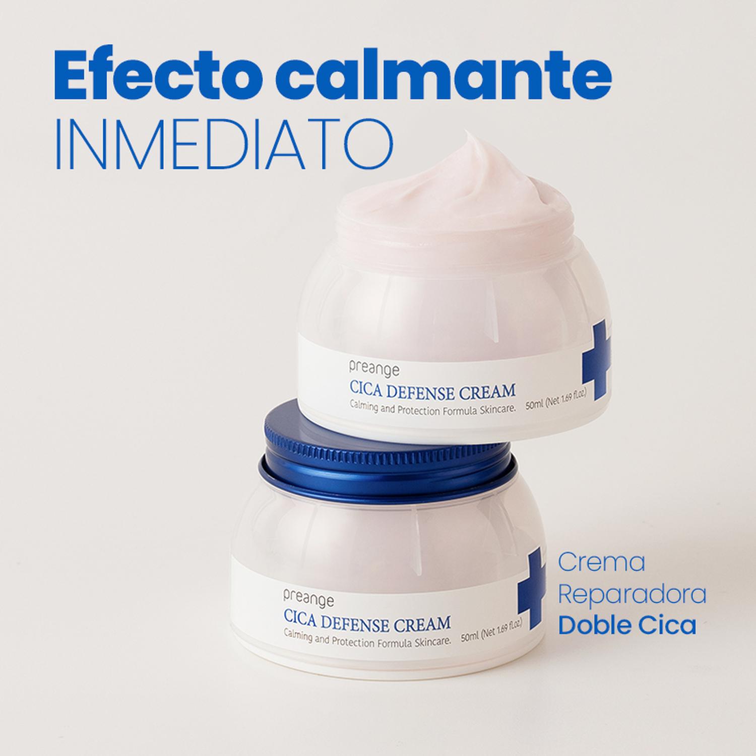 CREMA FACIAL HIDRATANTE REPARADORA PREANGE DOBLE CICA 50ML - 4