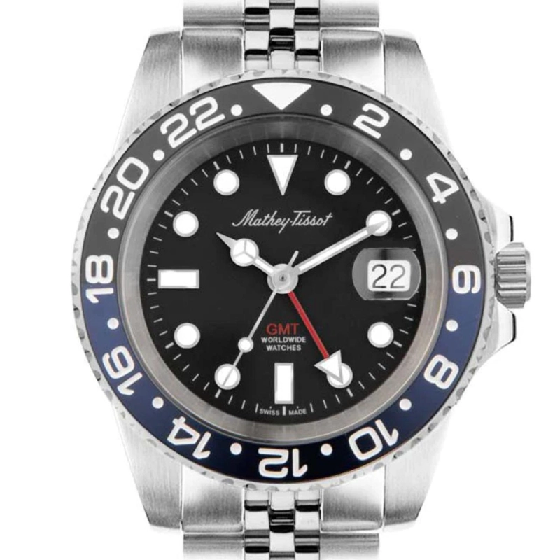 RELOJ MATHEY-TISSOT HOMBRE GMT H903ANB - 1