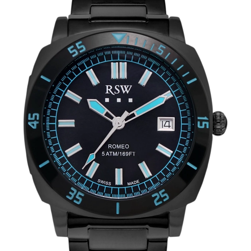 RELOJ RSW HOMBRE M160-BB-9A - 1