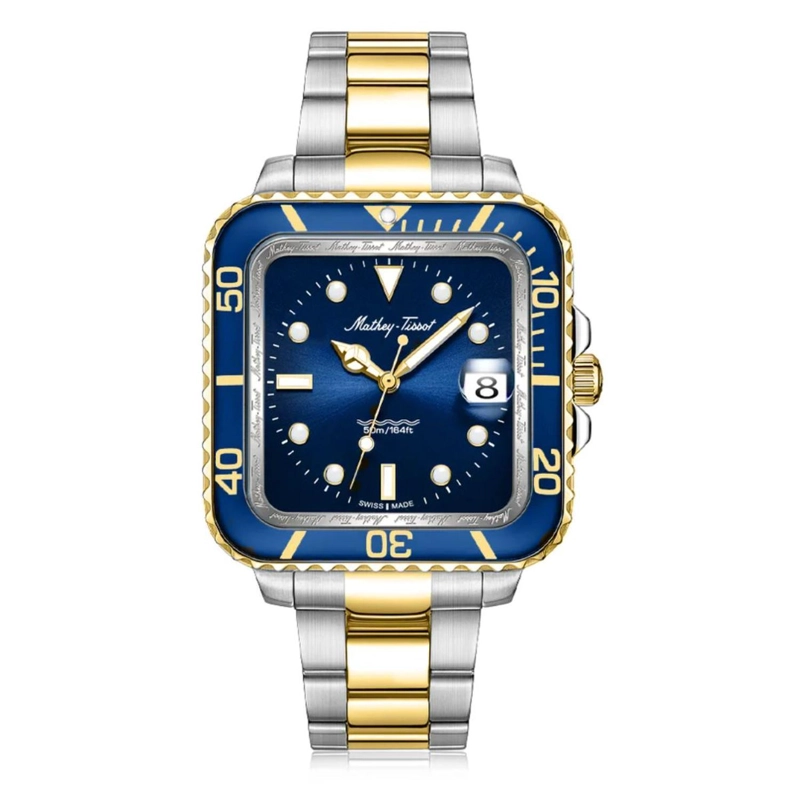 RELOJ MATHEY-TISSOT HOMBRE MATHY VINTAGE SQUARE H902QBBU - 3