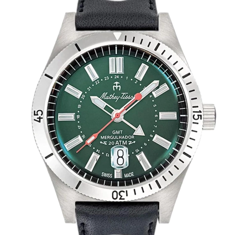 RELOJ MATHEY-TISSOT HOMBRE MERGULHADOR GMT MRGAV - 2