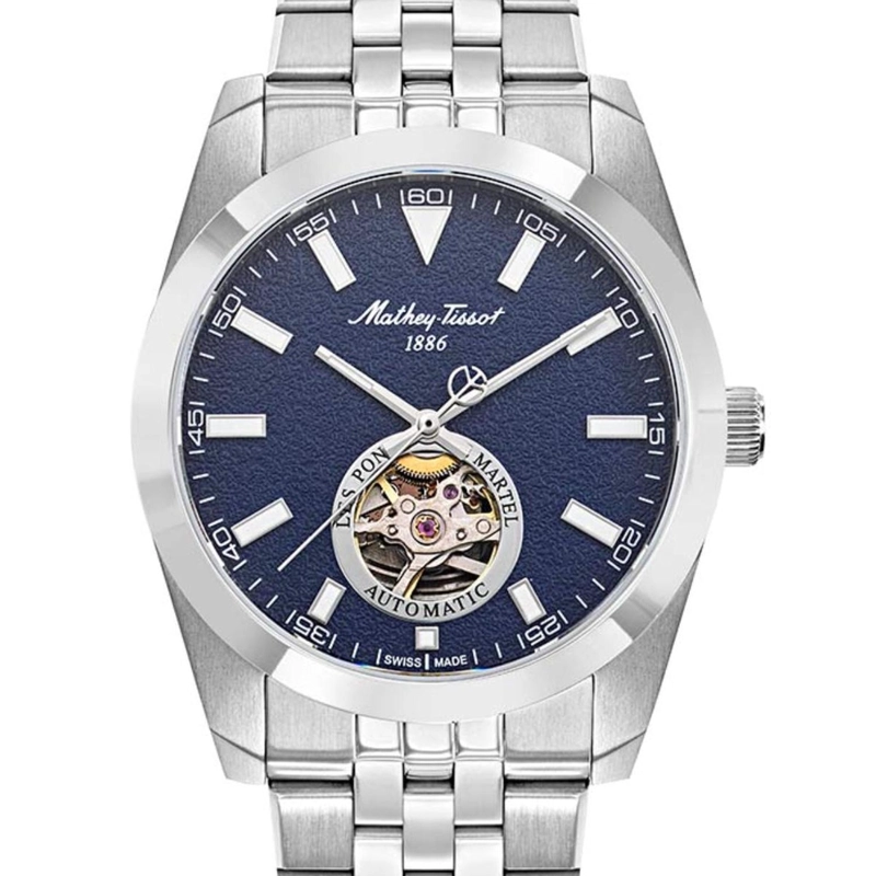 RELOJ MATHEY-TISSOT HOMBRE MATHY I OPEN HEART EF1450ATABU - 1