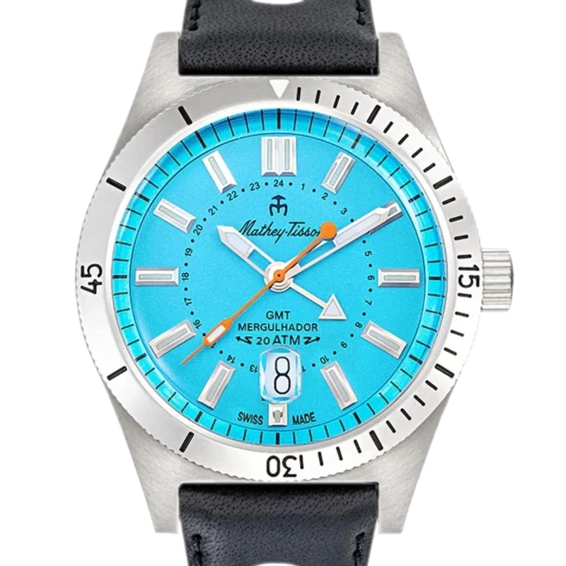 RELOJ MATHEY-TISSOT HOMBRE MERGULHADOR GMT MRGSK - 2