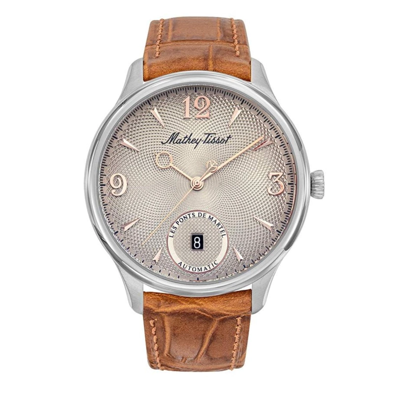 RELOJ MATHEY-TISSOT HOMBRE EDMOND AUTO HAVANA AC1886CIA - 4