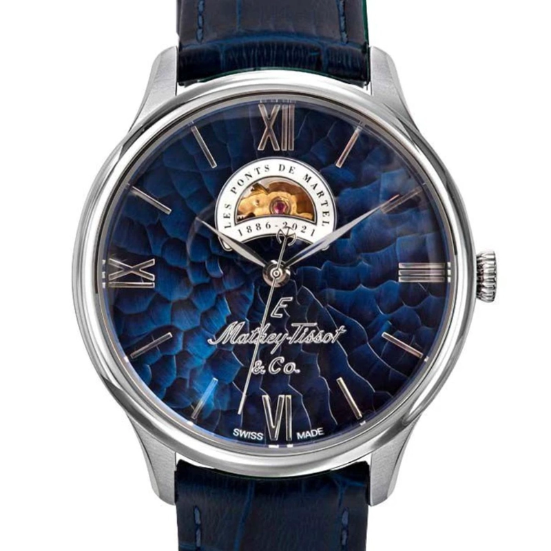 RELOJ MATHEY-TISSOT HOMBRE EDMOND LE OPEN HEART MC1886ABU - 1