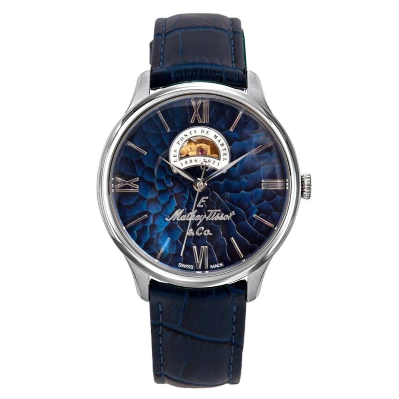 RELOJ MATHEY-TISSOT HOMBRE EDMOND LE OPEN HEART MC1886ABU - 4